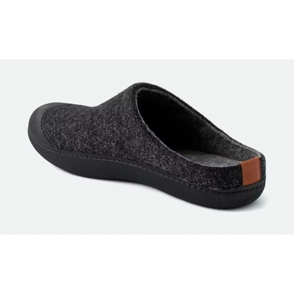 Néw Huckberry Greys Wool Outdoor Slippers/ Mules in Charcoal/Black Size 11 - Picture 4 of 10